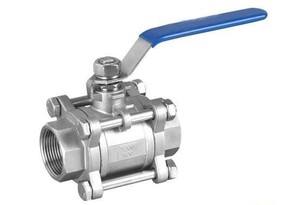 304不锈钢三片式球阀的开启和关闭过程 304不锈钢三片式球阀的开启和关闭过程