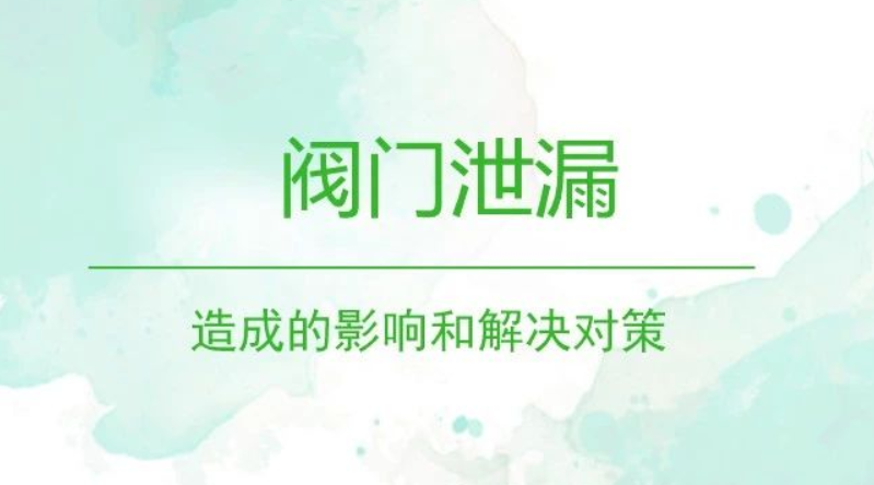 阀门泄漏造成的影响和解决对策 阀门泄漏造成的影响和解决对策