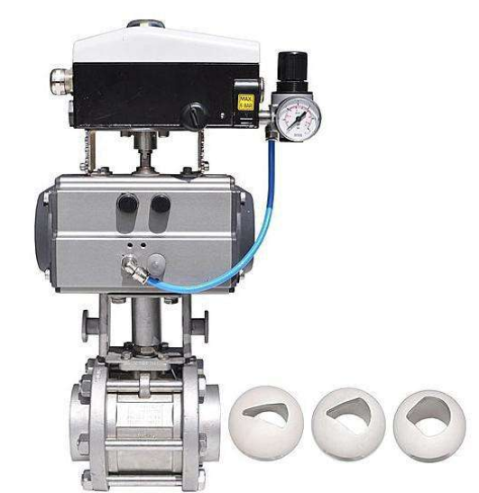 气动V型调节球阀的工作原理和特点 气动V型调节球阀的工作原理和特点